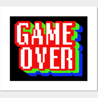 Game Over Posters and Art